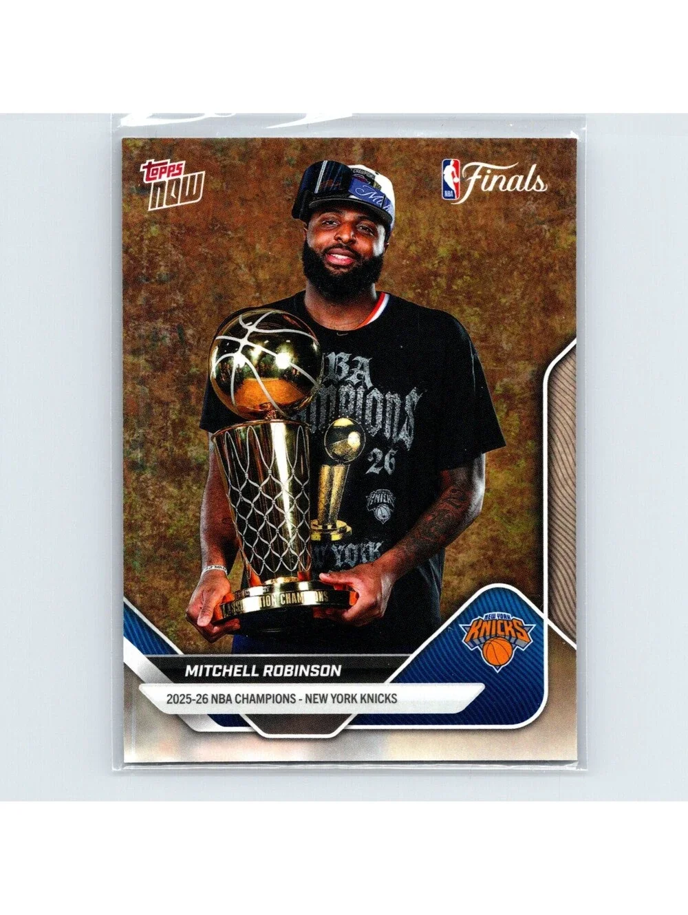 2026 Topps Now NBA Mitchell Robinson #C8-SP New York Knicks
